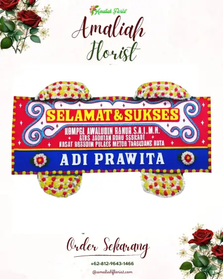 Papan Bunga Ucapan Selamat Mataram Timur