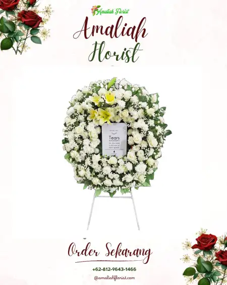 Krans Bunga Duka Mataram Timur