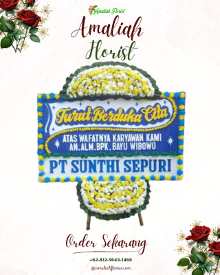Papan Bunga Duka di Mataram Timur